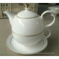 Porcelain Coffee Pot with Cup Set China Factory